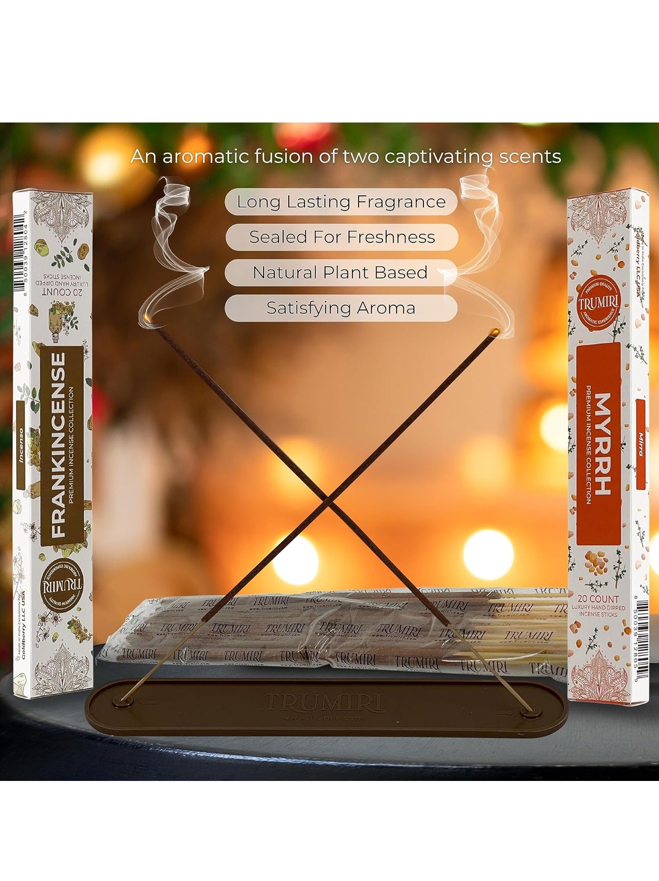 Frankincense and Myrrh - spirit cleansing incent - 20 sticks