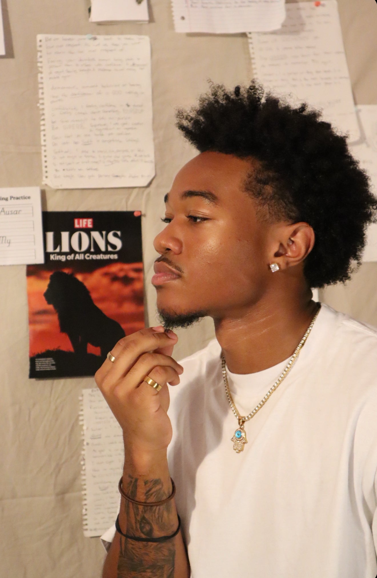 **NEW PRODUCT** Protection Hamsa Hand Gold Pendant