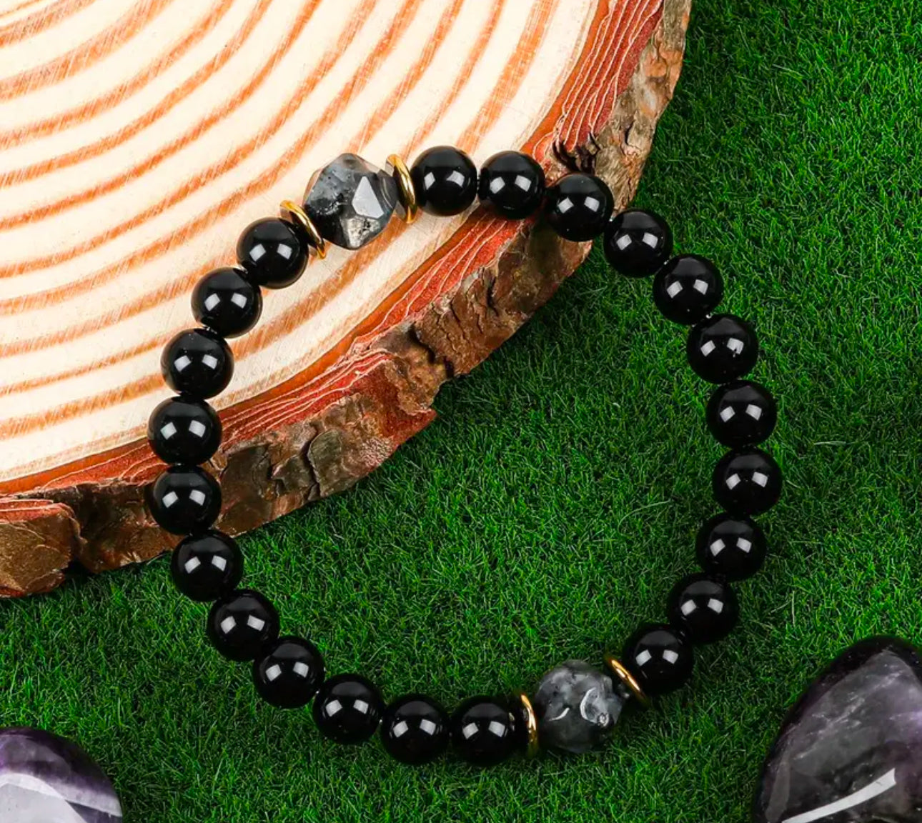 **NEW PRODUCT** Protection Crystal Bracelet - Obsidian