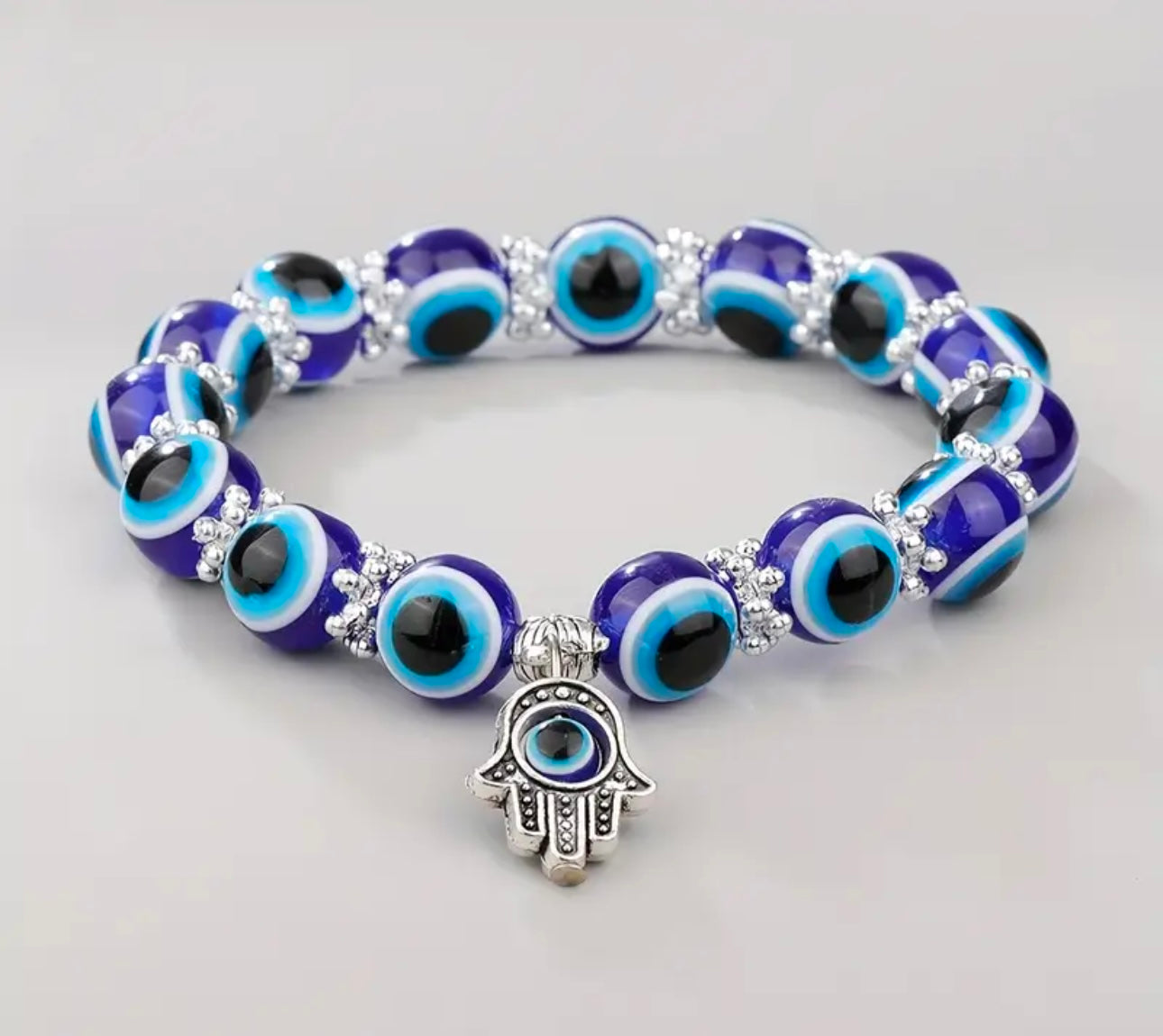 **NEW PRODUCT** Protection Hamsa Hand and Eye Bracelet
