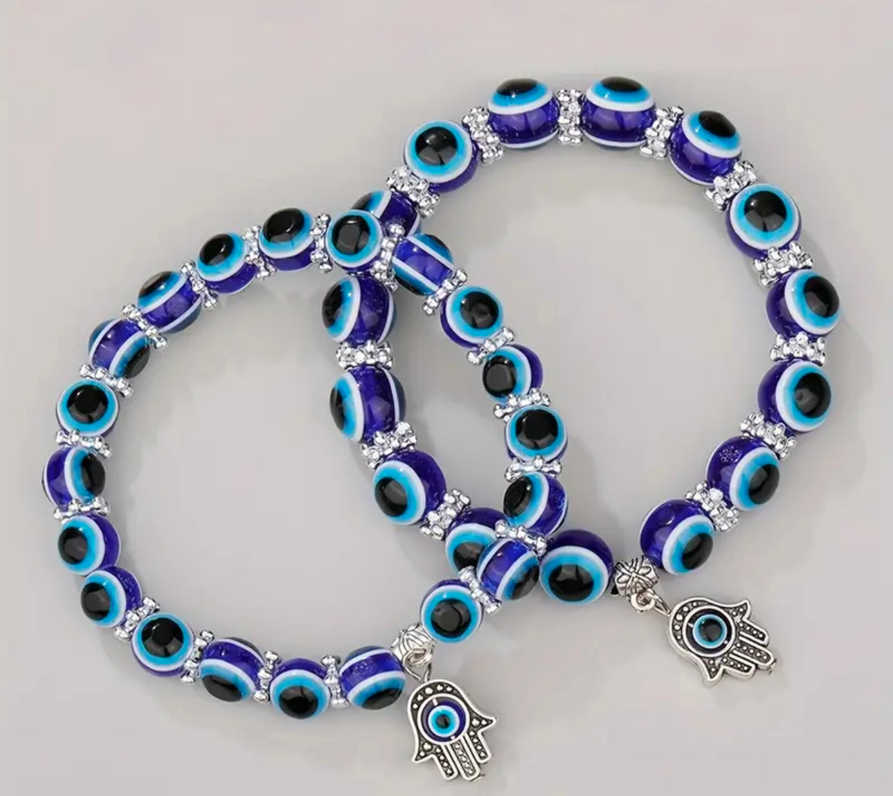 **NEW PRODUCT** Protection Hamsa Hand and Eye Bracelet