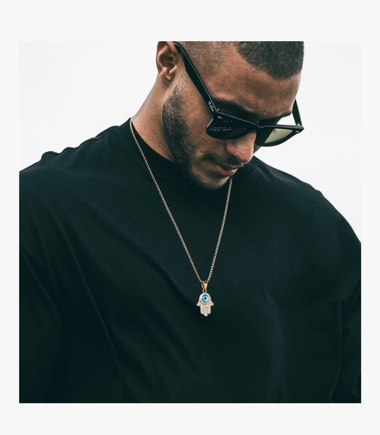 **NEW PRODUCT** Protection Hamsa Hand Gold Pendant