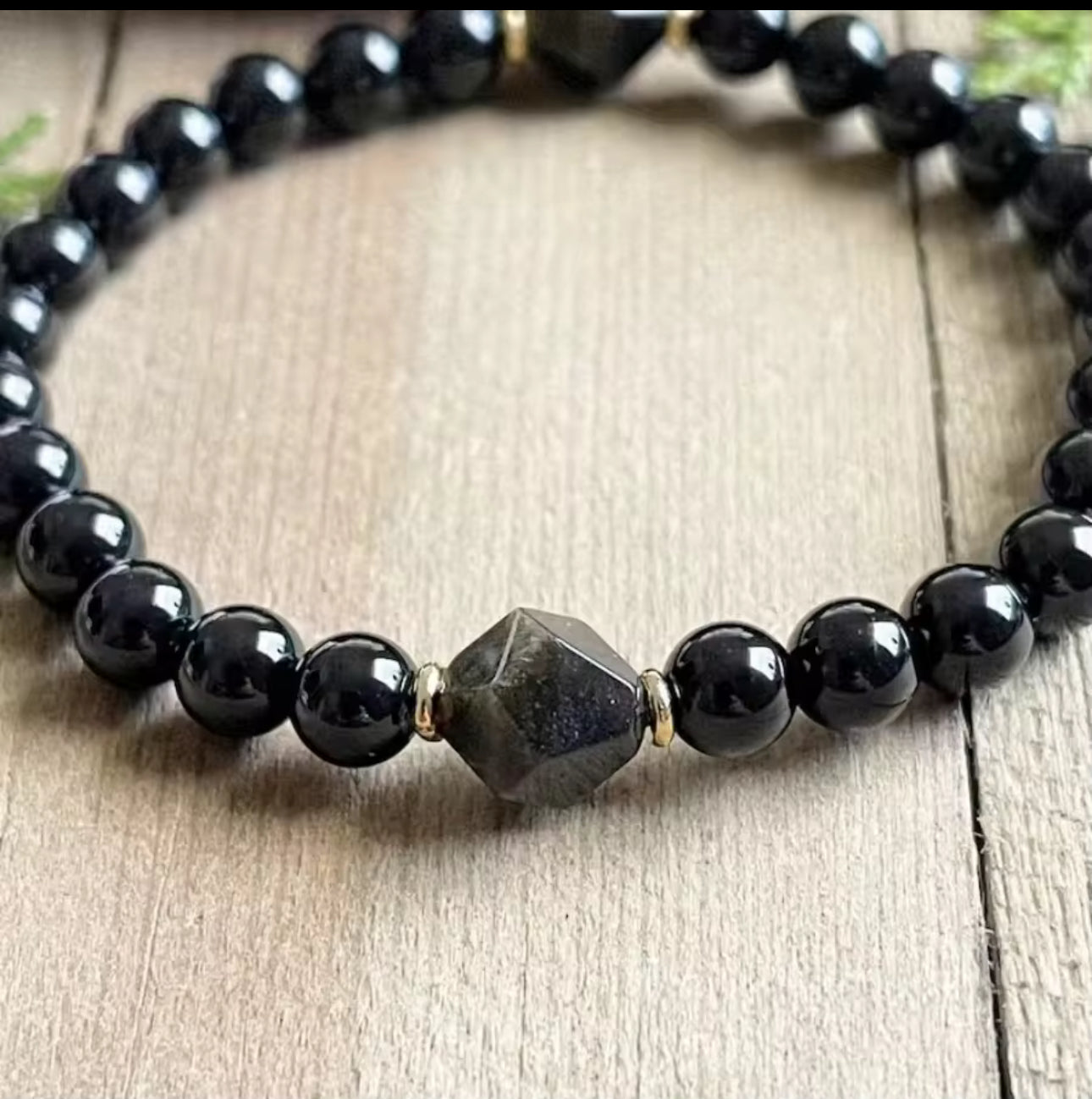 **NEW PRODUCT** Protection Crystal Bracelet - Obsidian